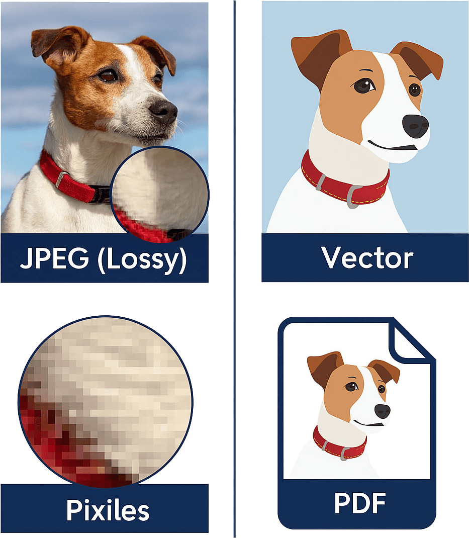 Dog Image formats icon vector jpeg - iUk - imuniqueUK