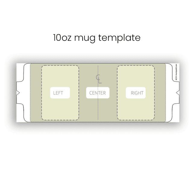 10oz Mug Template