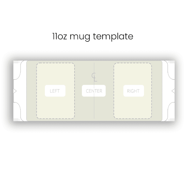 11oz Mug Template