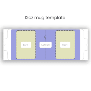 12oz Mug Template