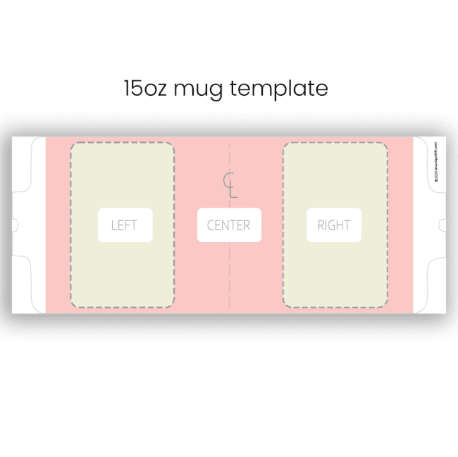 15oz Mug Template